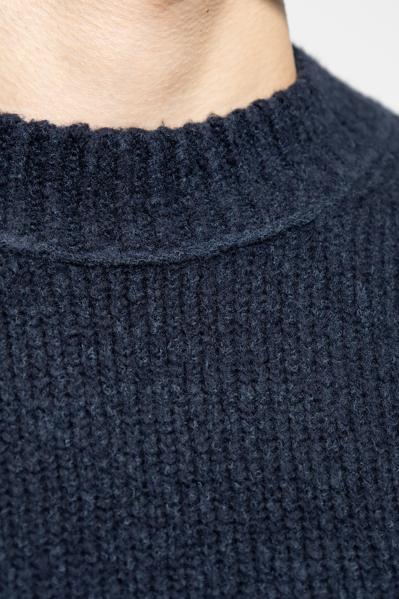 Navy blue Ribbed sweater Acne Studios - Vitkac Canada